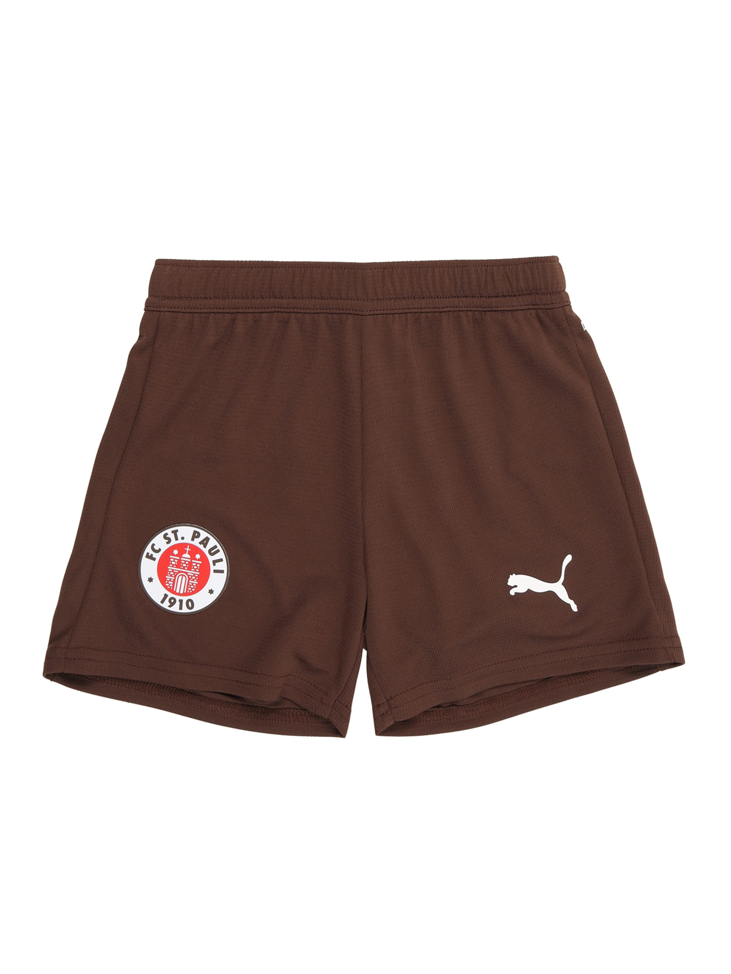 PUMA Regular Sportshorts 'FC St. Pauli 25/26' in Braun: Vorderseite