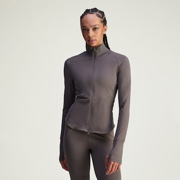 ADIDAS BY STELLA MCCARTNEY Trainingsjacke in Grau: Vorderseite