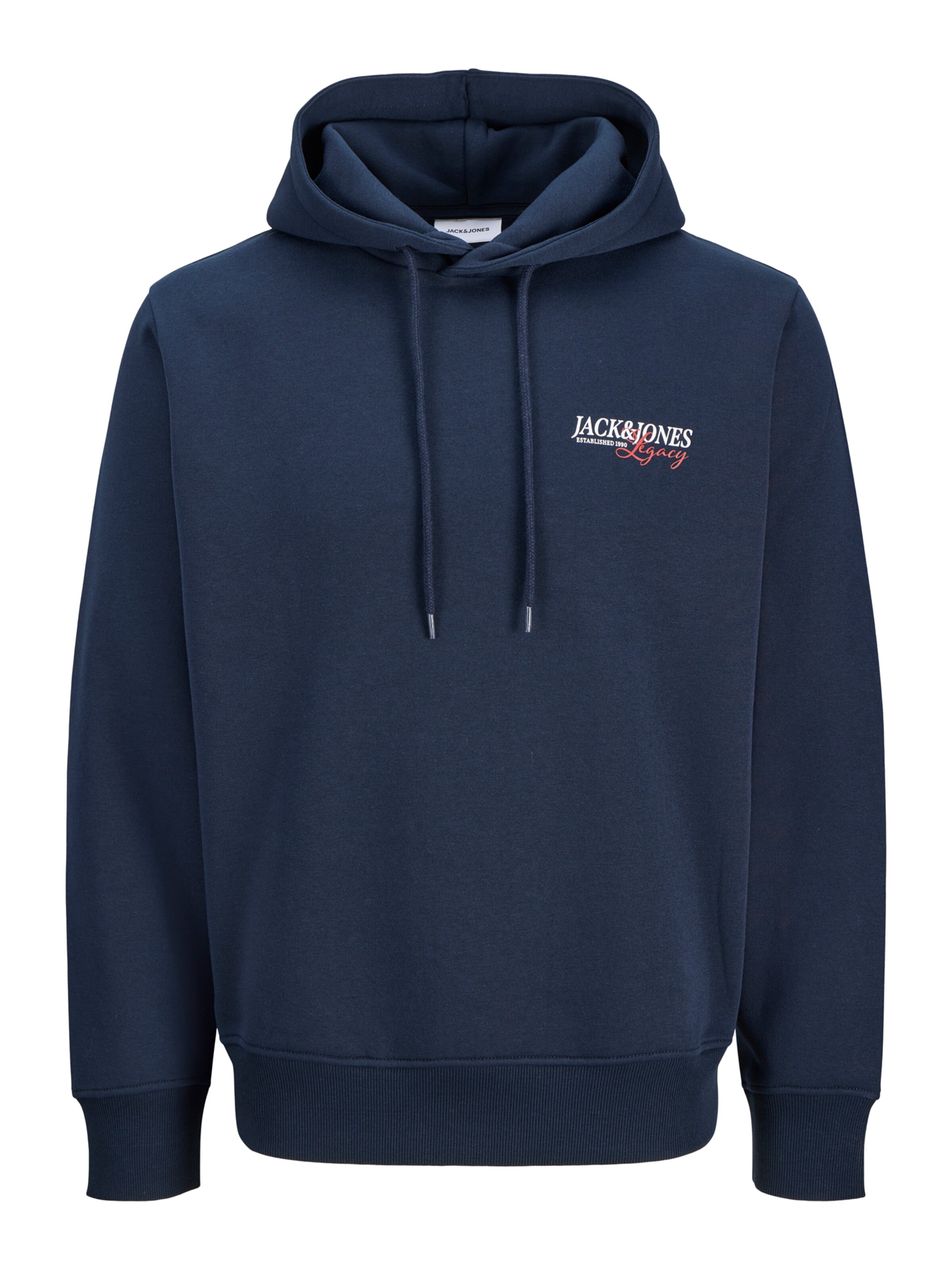 JACK & JONES Sweatshirt 'JJJADE' in XS in Navy / Light red / White, Item view