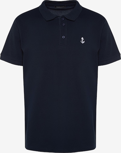 Marškinėliai iš Trendyol, spalva – tamsiai mėlyna jūros spalva, Prekių apžvalga