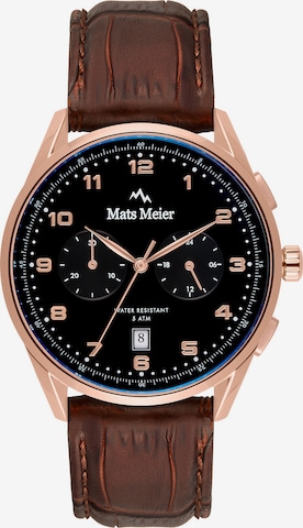 Mats Meier Analog Watch in Brown: front