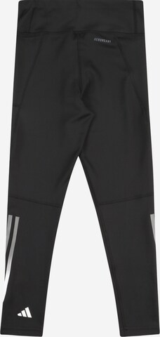 ADIDAS SPORTSWEAR Skinny Workout Pants 'Aeroready 3-Stripes High-Rise Optime ' in Black