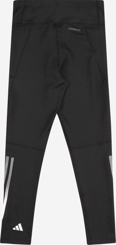 ADIDAS SPORTSWEAR Skinny Sportbroek 'Aeroready 3-Stripes High-Rise Optime ' in Zwart