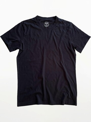 A Question Of (AQO) Shirt 'Anders Tee Garment Dyed' in Black