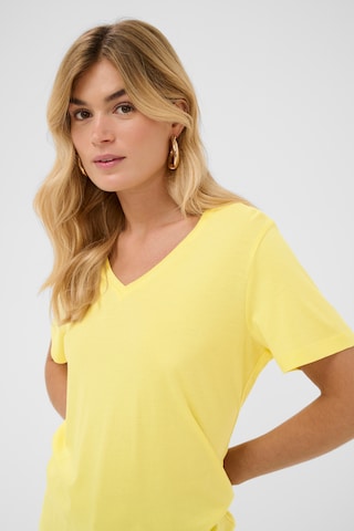 Cream T-Shirt in Gelb