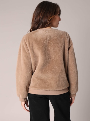 Sweat-shirt 'KYLERA' Deeluxe en beige