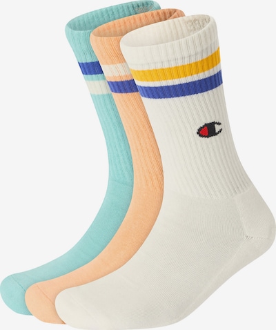 Champion Authentic Athletic Apparel Čarape 'Seasonal' u boja pijeska / plava / svijetloplava / svijetlonarančasta, Pregled proizvoda