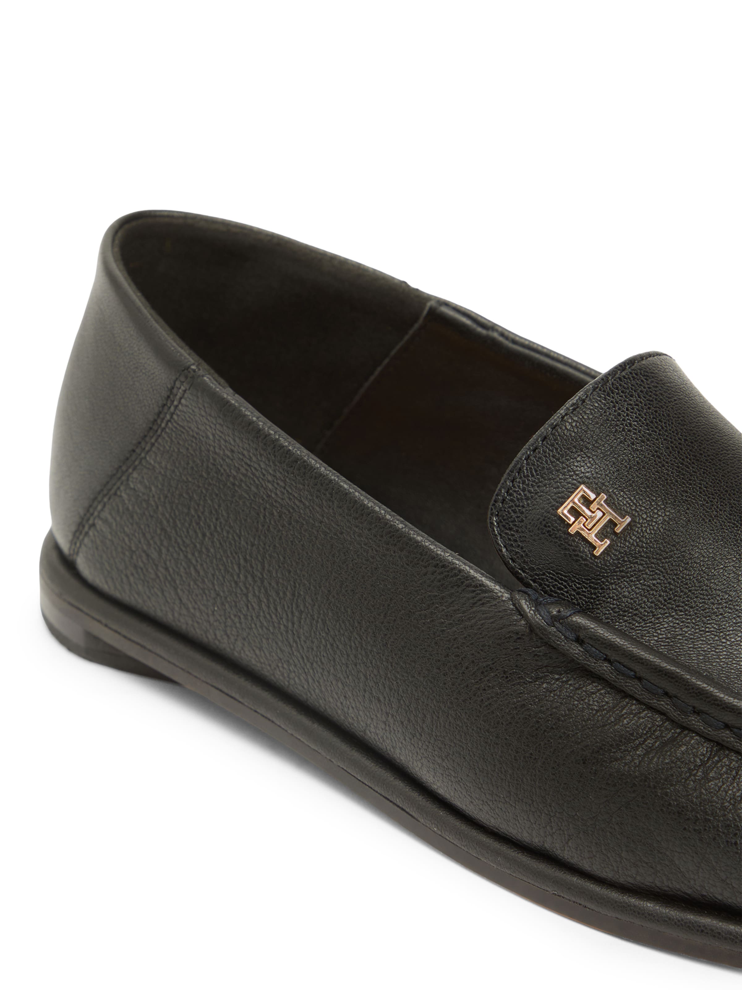 TOMMY HILFIGER Slipper in Schwarz