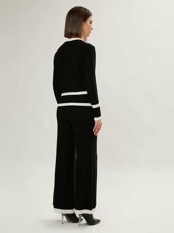 Influencer Wide leg Trousers in Black