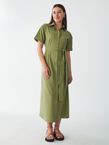 Willa Shirt dress 'SHERYL ' in Green