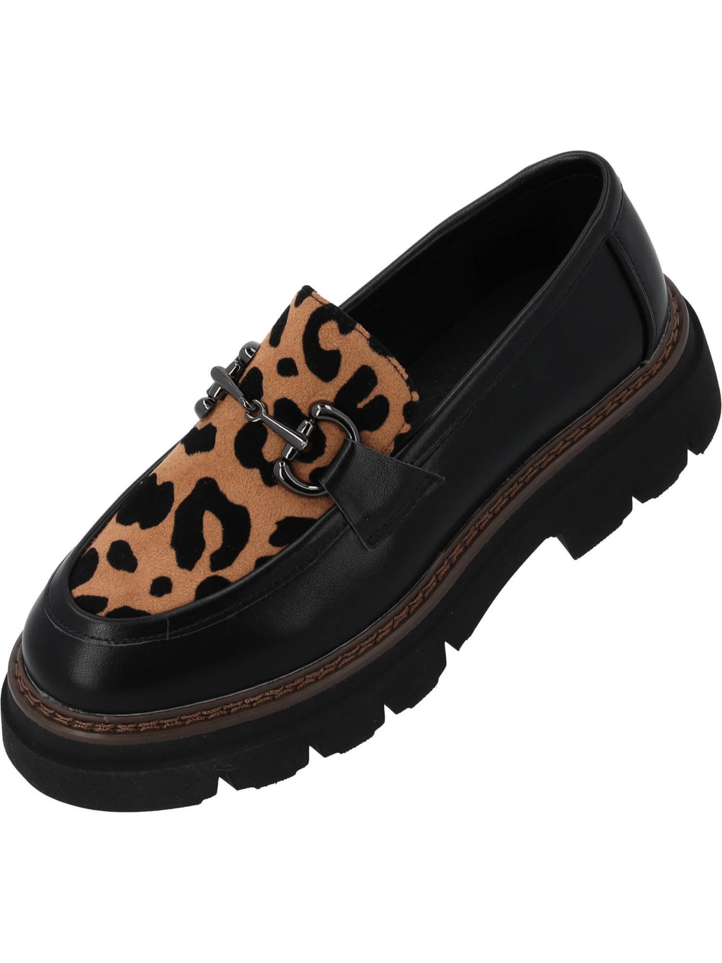 Palado Slipper 'Alyndra' in Schwarz: Vorderseite