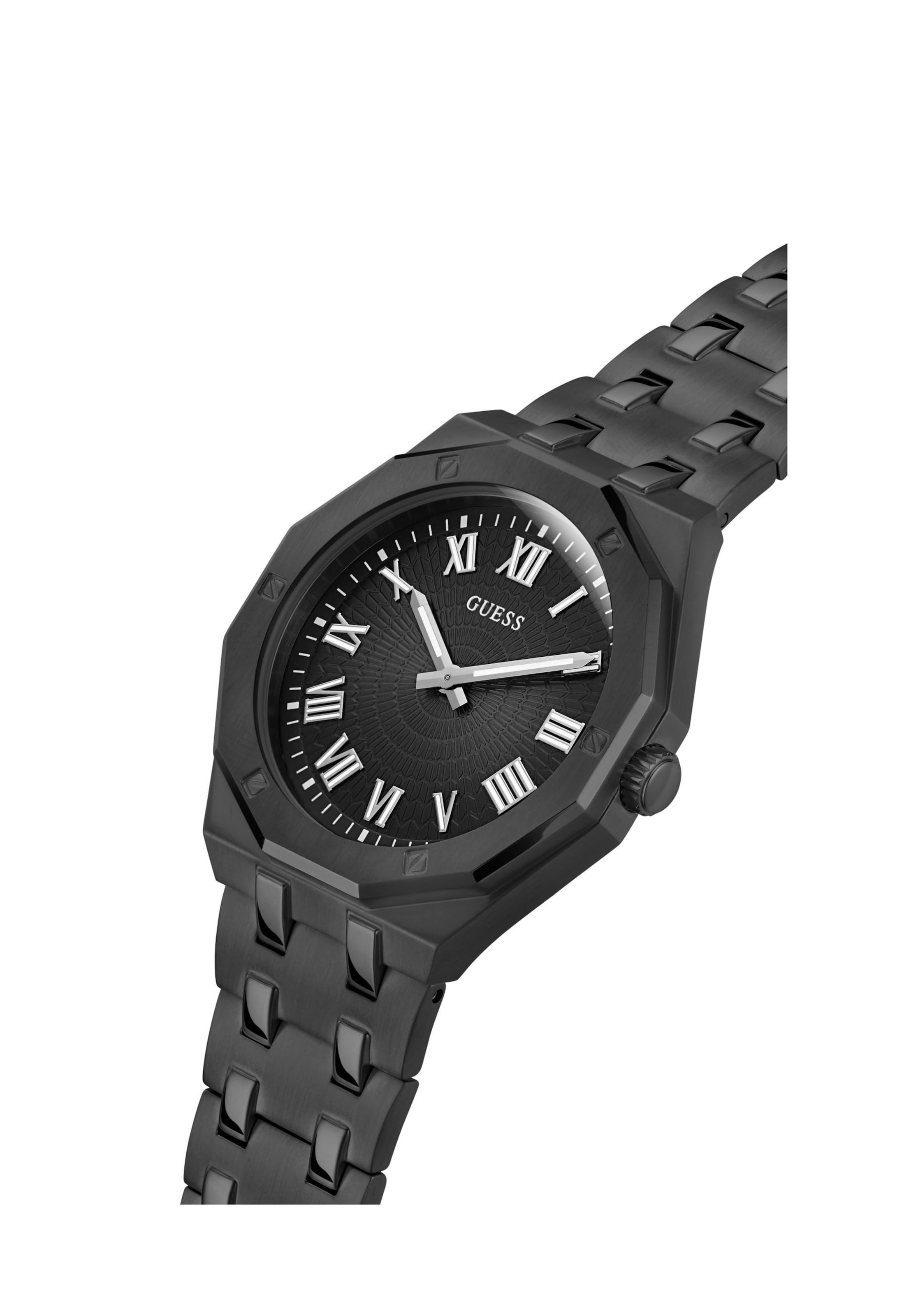 Montre à affichage analogique 'Asset' GUESS en noir