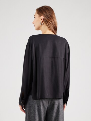 TOMMY HILFIGER Bluse in Schwarz