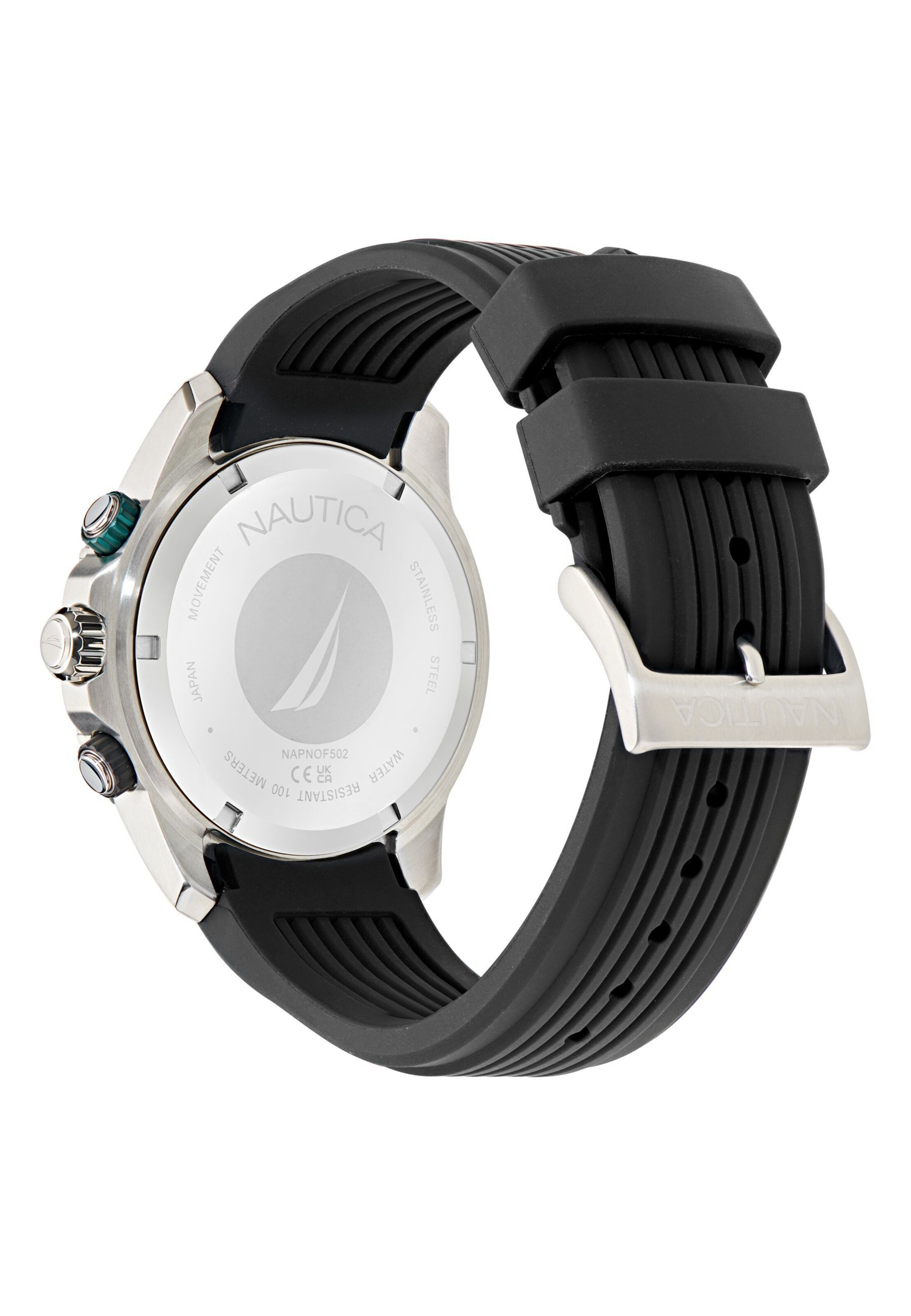NAUTICA Analog Watch 'ONE' in Black