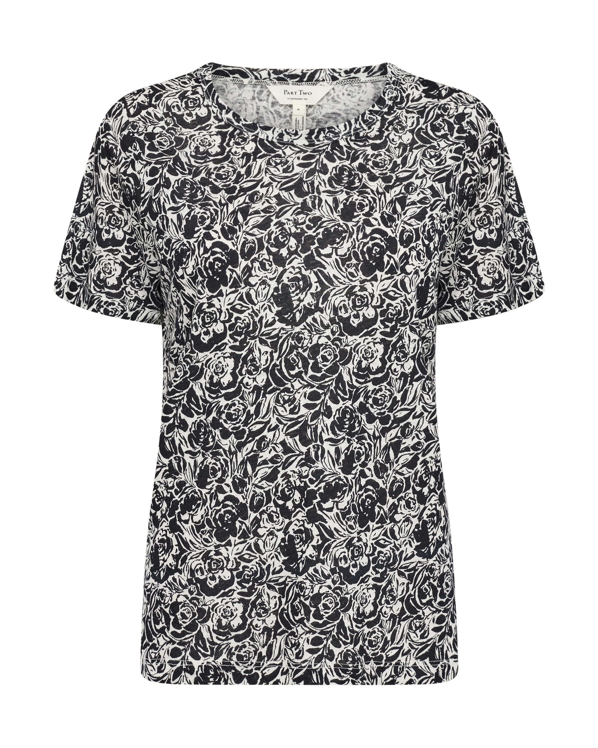 T-shirt 'NacimaPW' Part Two en noir : devant