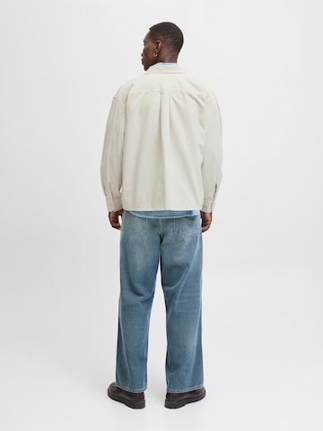 Comfort Fit Cămașă 'JJEDOVER' de la JACK & JONES pe bej