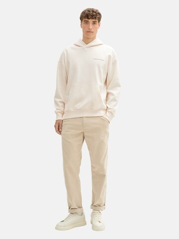 TOM TAILOR DENIM Sweatshirt in Beige