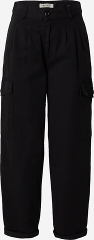 Effilé Pantalon cargo Carhartt WIP en noir : devant