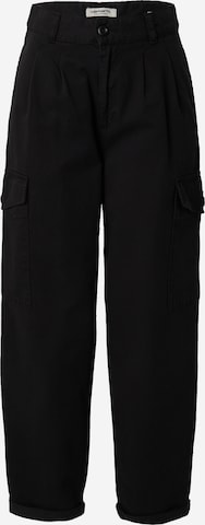 Carhartt WIP Tapered Cargo Pants in Black: front