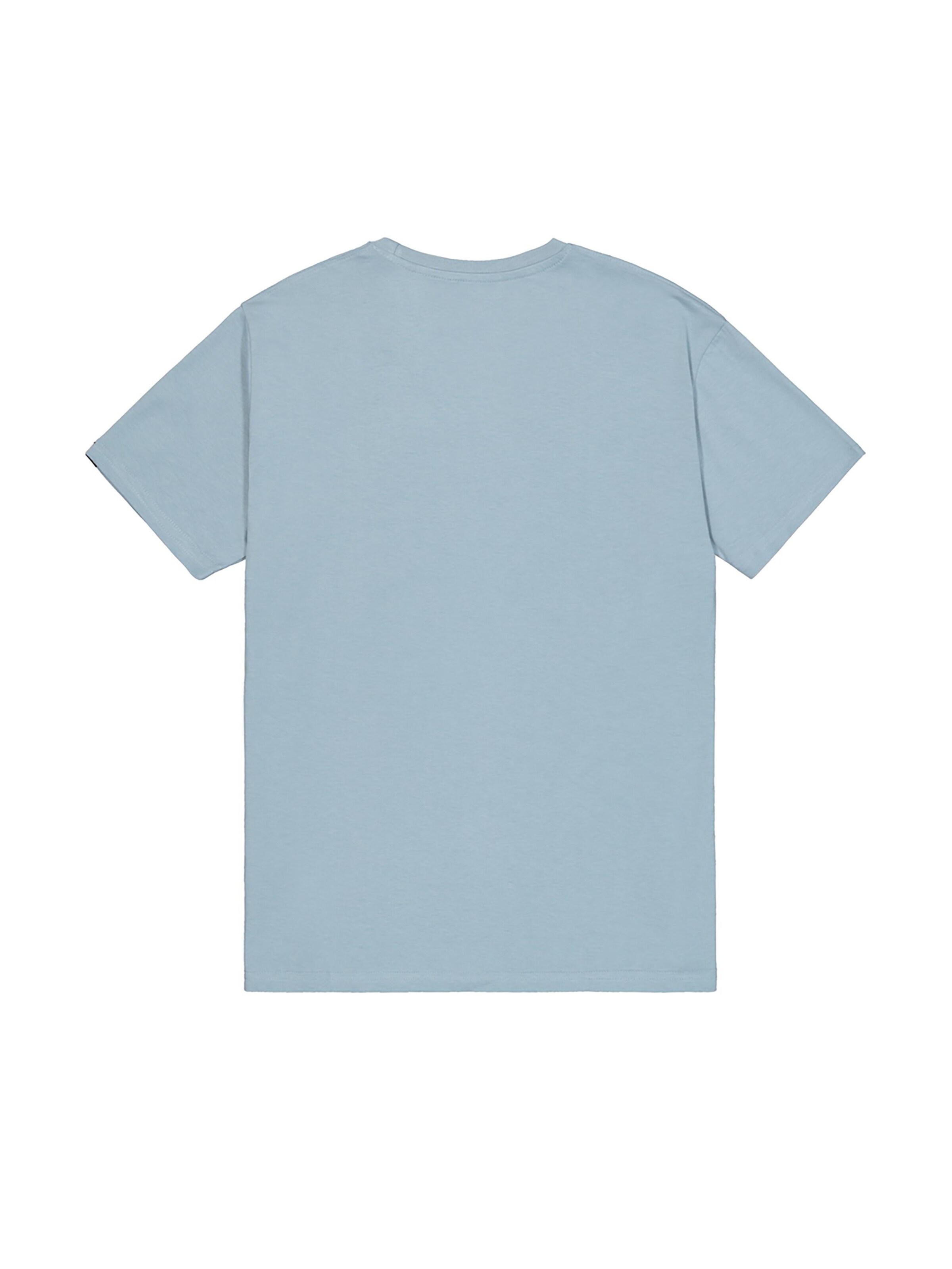 ALPHA INDUSTRIES Shirt 'Basic Small Logo'‌‌ in Blau