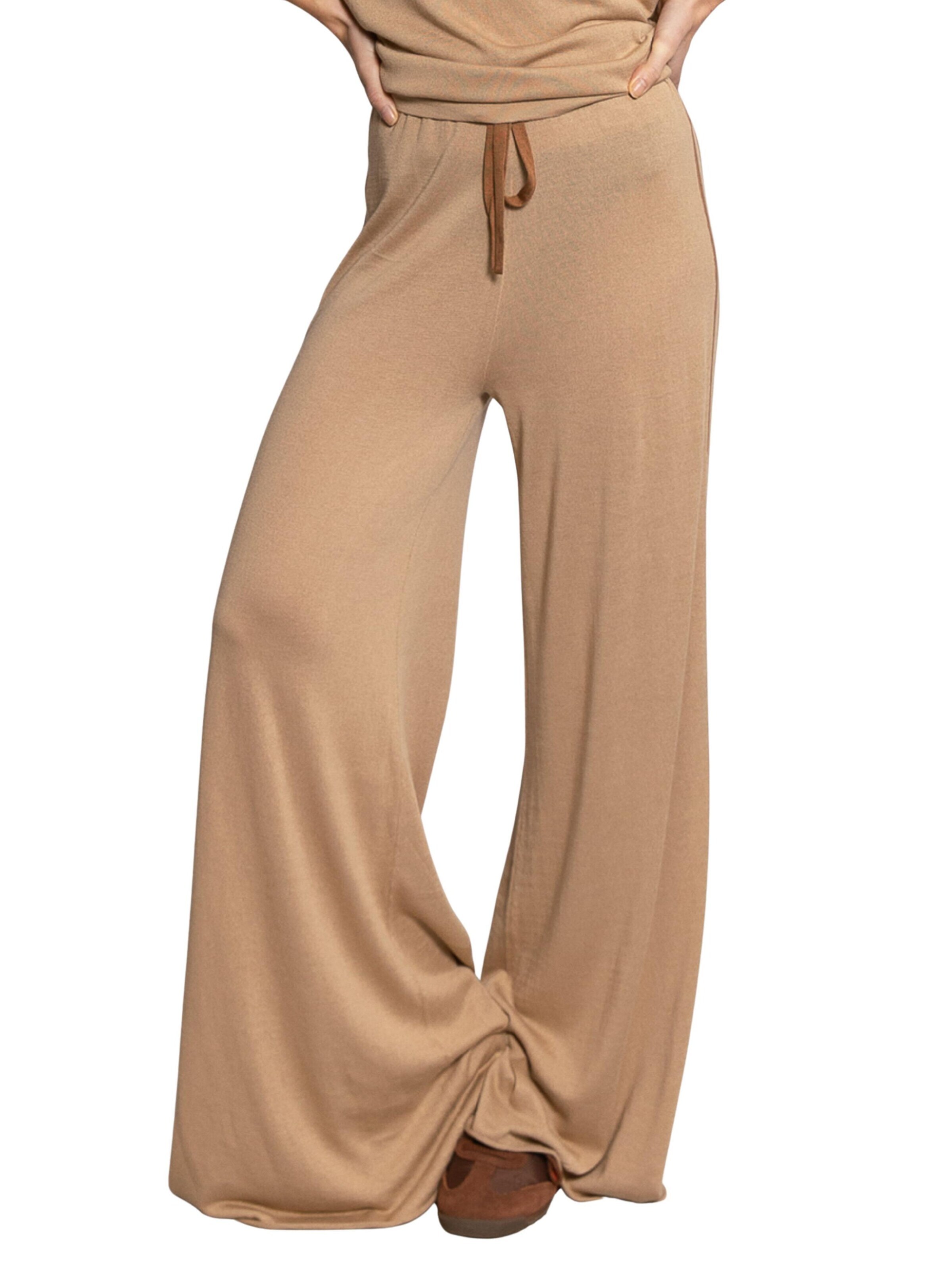 Loosefit Pantalon 'Bambou & Coton' LDB en beige
