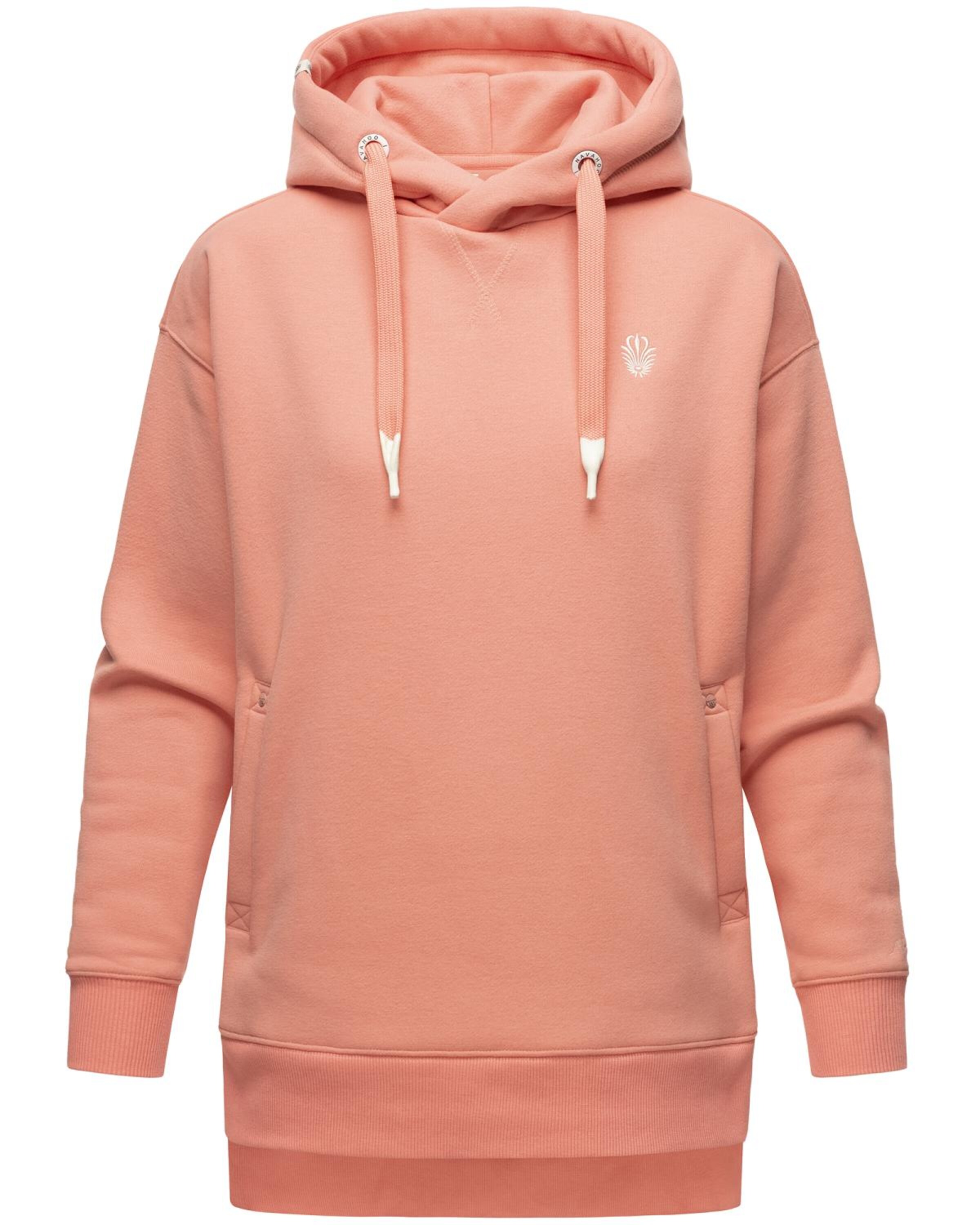 NAVAHOO Sweatshirt 'Silberengelchen' in Orange: front