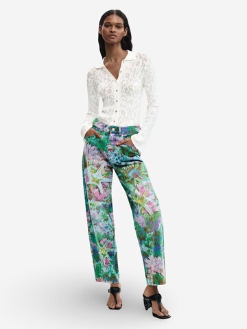 Regular Jean 'Beetle' Desigual en vert : devant