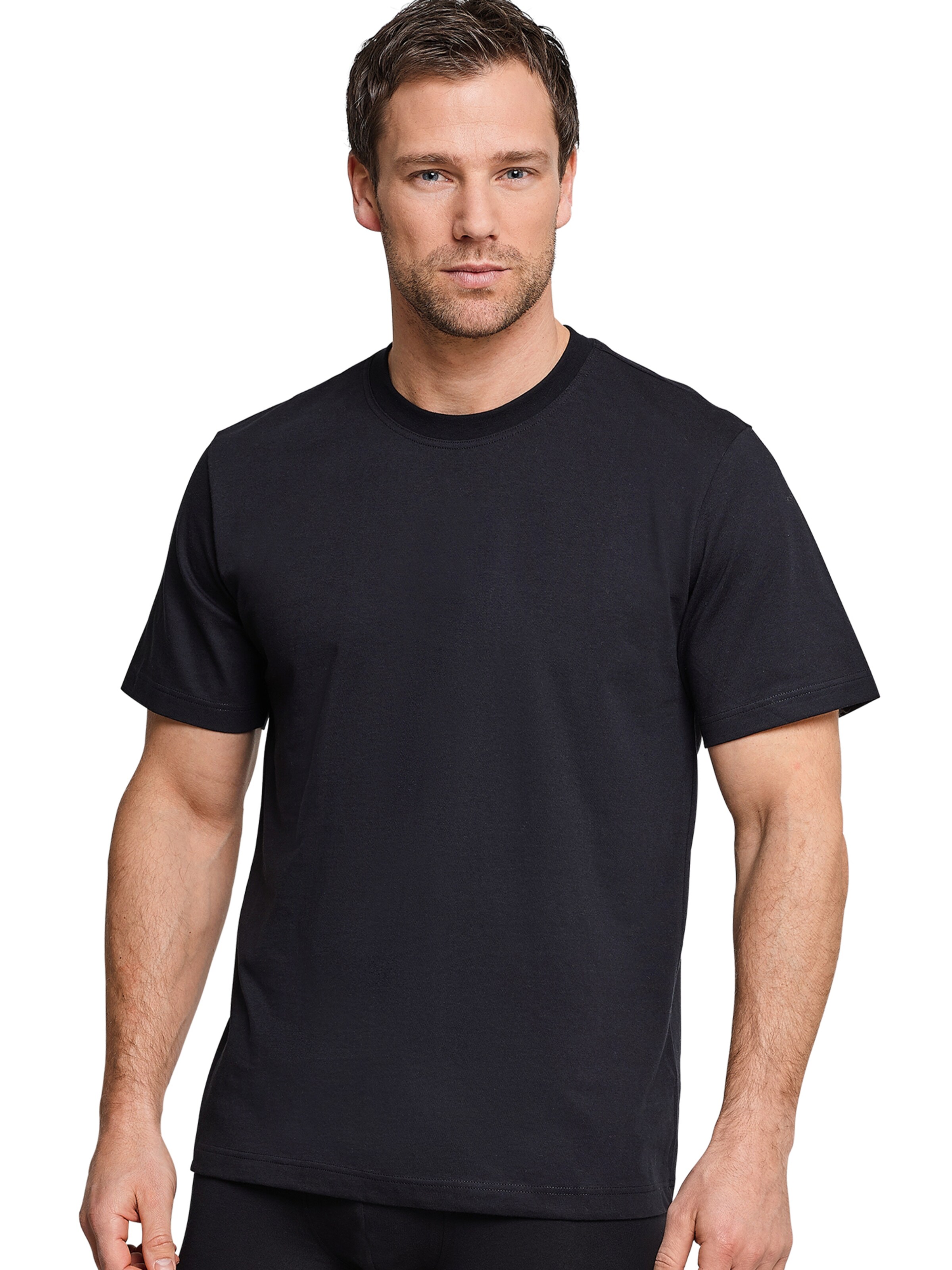 SCHIESSER Onderhemd in Zwart