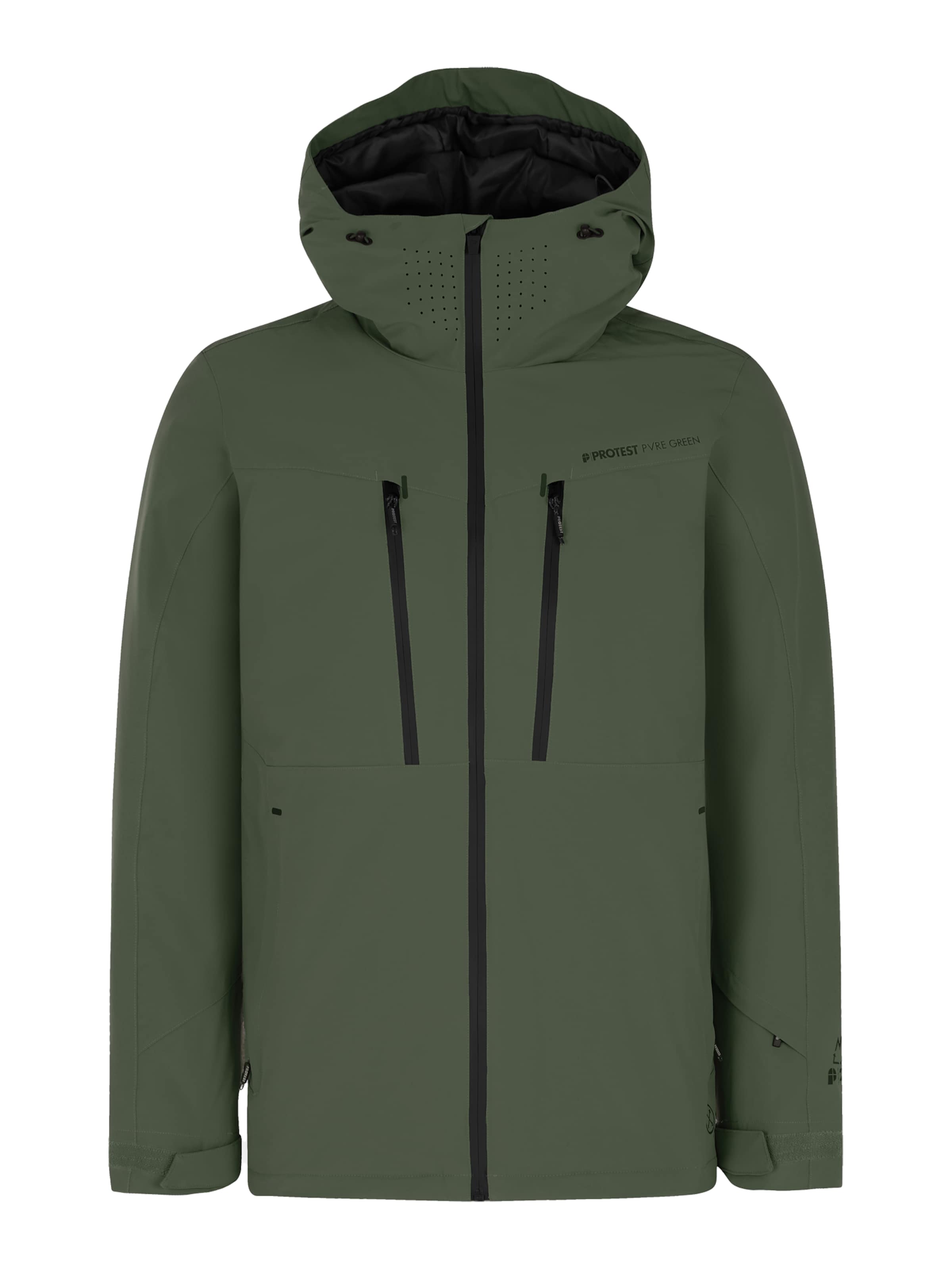 zaļš PROTEST Funkcionāla jaka 'TIMOTHY': no priekšpuses