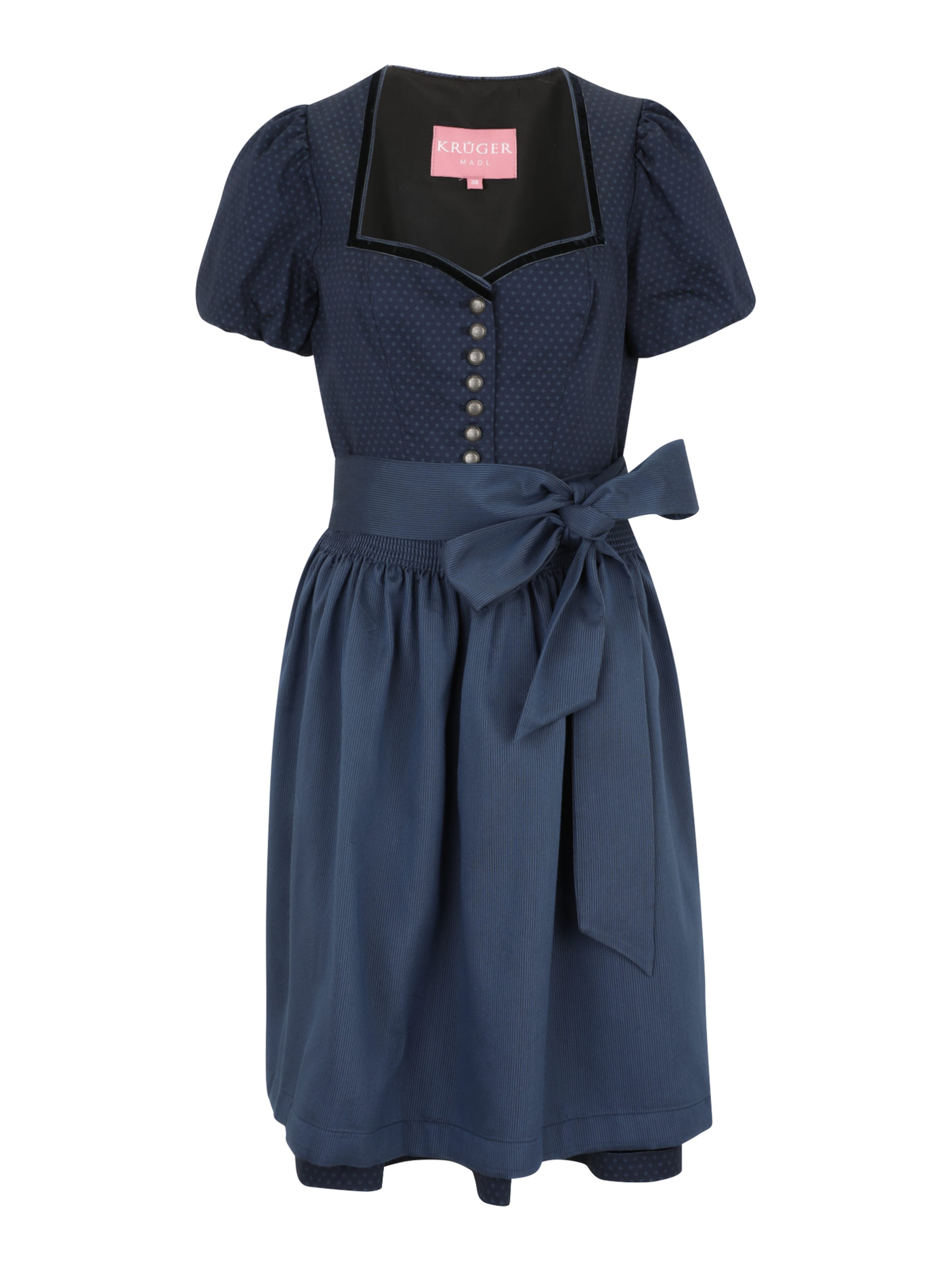 Krüger Madl Dirndl 'Meliora' in Blue: front