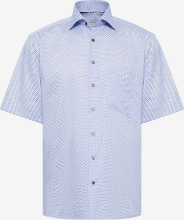 ETERNA Comfort fit Button Up Shirt in Blue: front