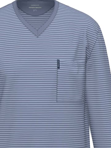 Ammann Short Pajamas 'Nightwear' in Blue