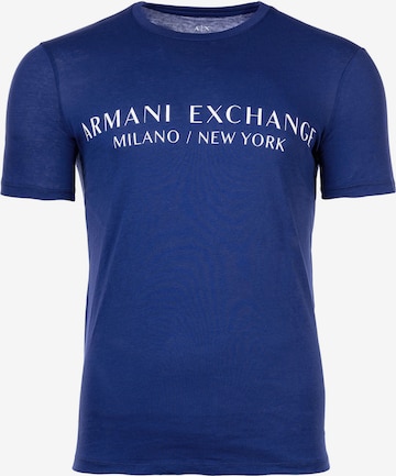 ARMANI EXCHANGE Regular Fit Shirt in Blau: predná strana