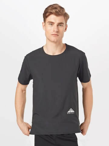 NIKE Functioneel shirt 'Rise 365' in Zwart: voorkant