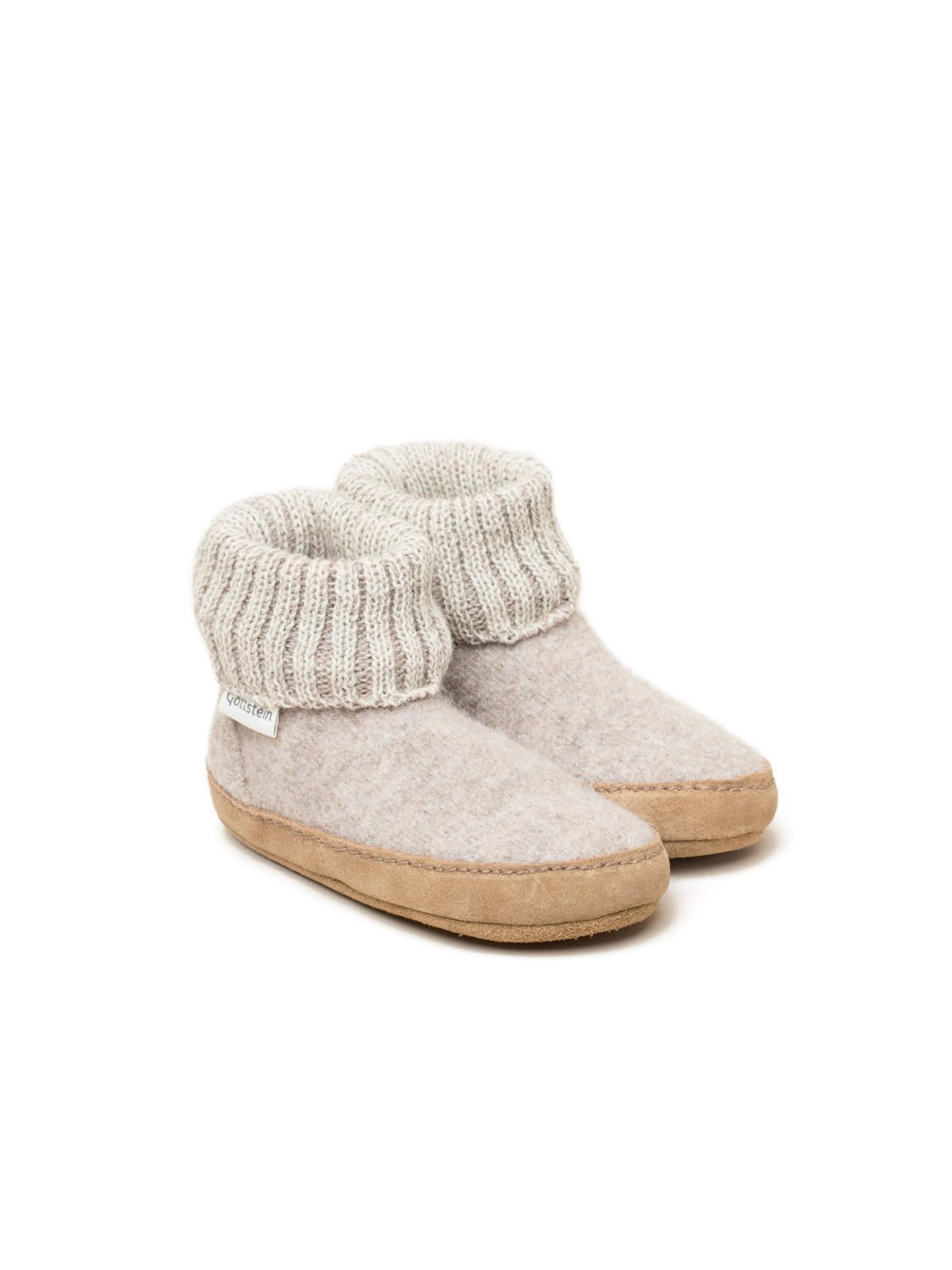 Gottstein Hausschuh 'Hüttenschuhe Alpine Boot LE'‌‌‌‌ in Beige