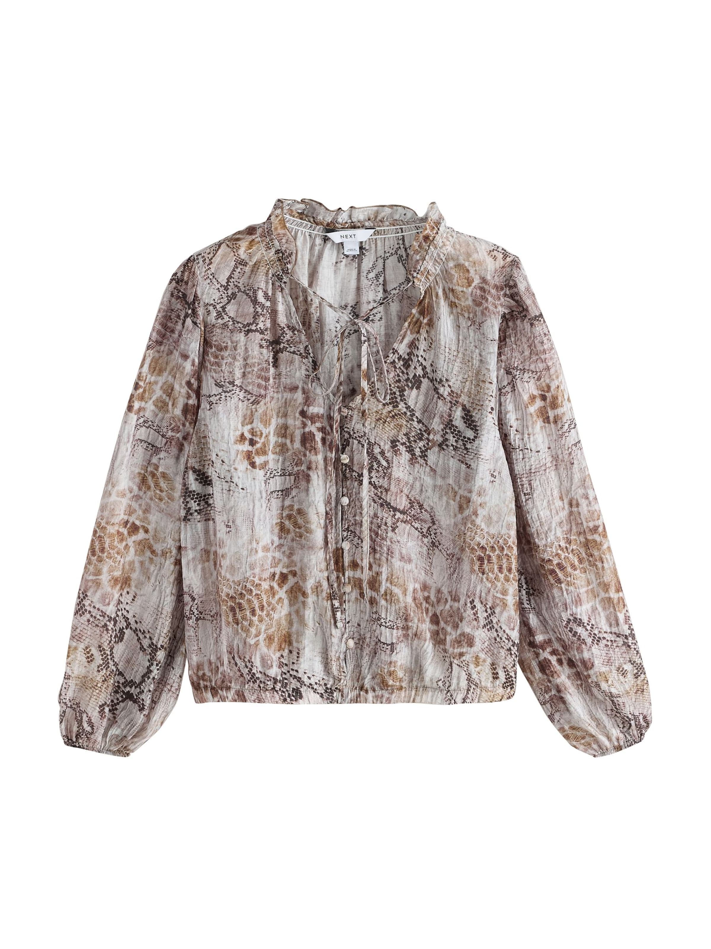 Next Bluse i grå: forside
