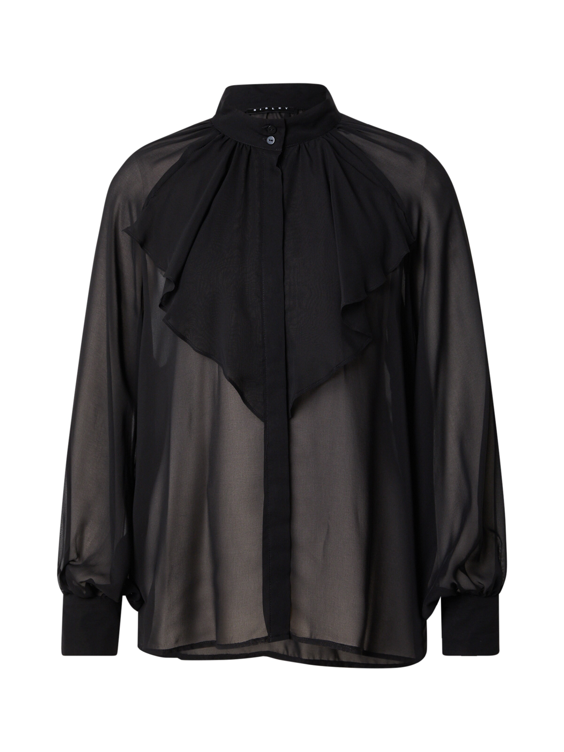 Sisley Blúz - fekete: elől