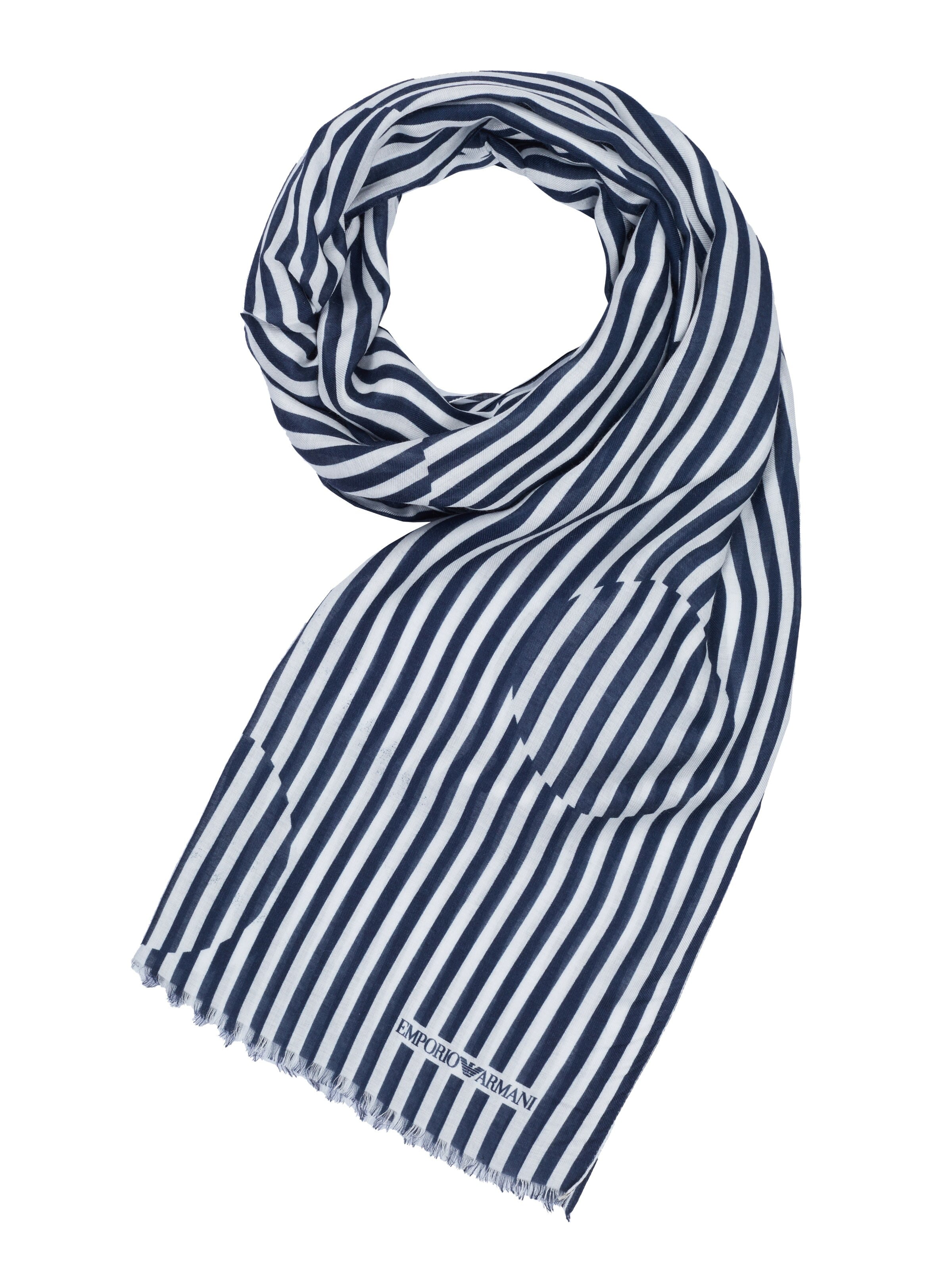 ARMANI Scarf in White: front