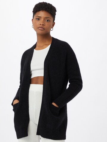 Superdry Knit Cardigan in Black: front