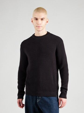 SELECTED HOMME - Pullover 'SLHTHEO' em preto: frente