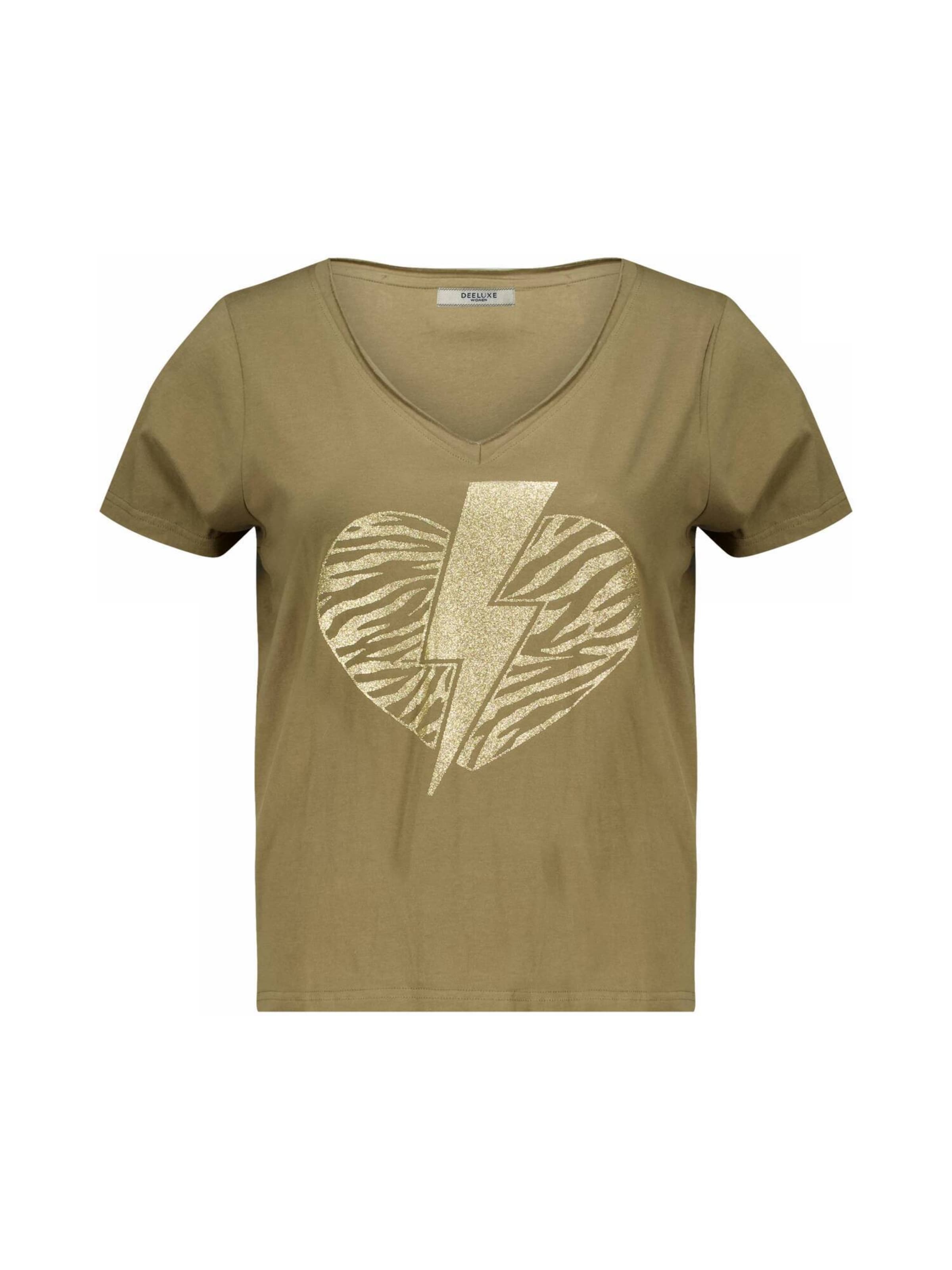 T-Shirt 'LOVERS' Deeluxe en vert : devant