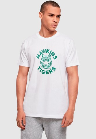 ABSOLUTE CULT Shirt 'Stranger Things' in Weiß: Vorderseite