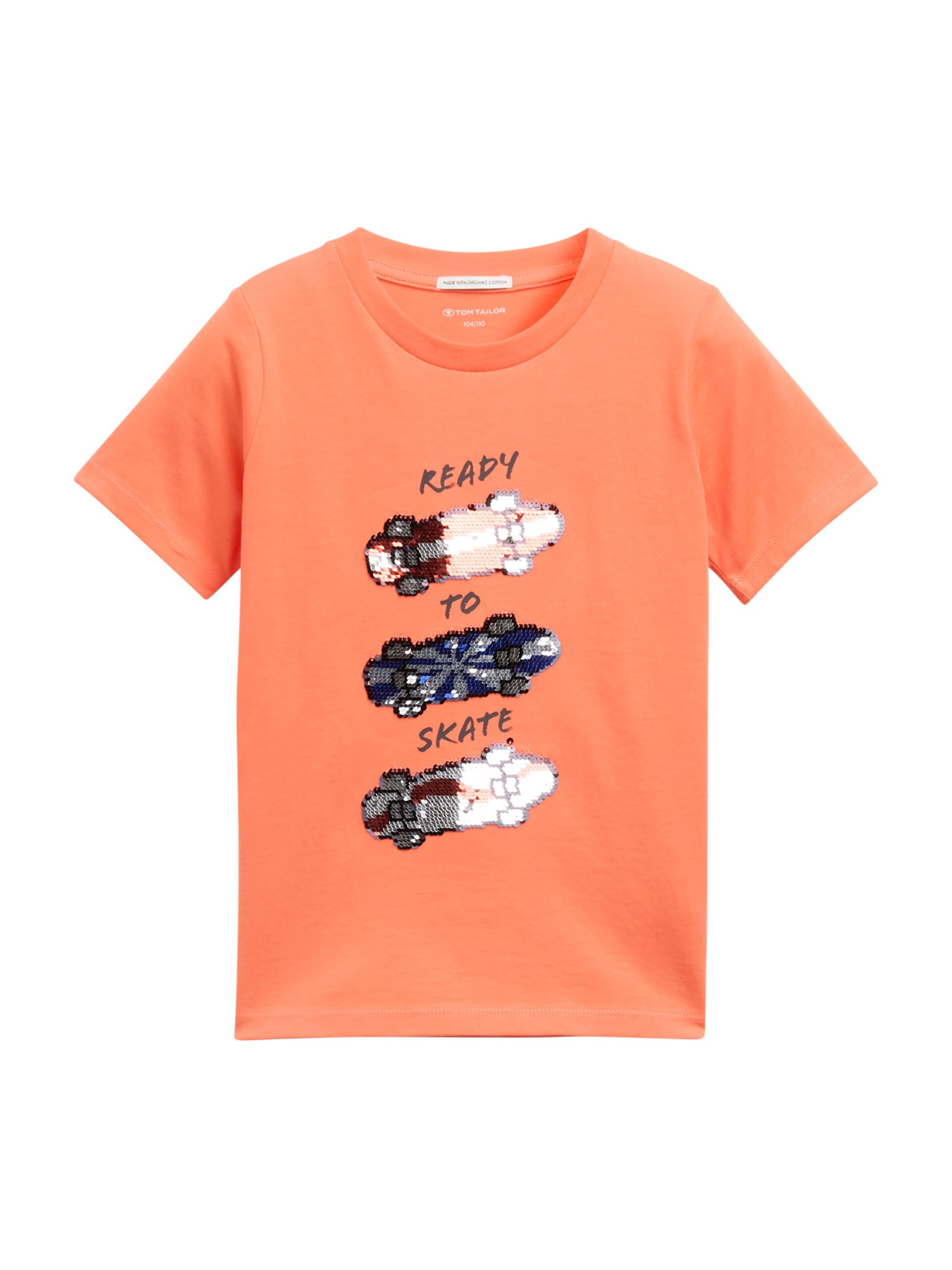 TOM TAILOR Shirt in Orange: front