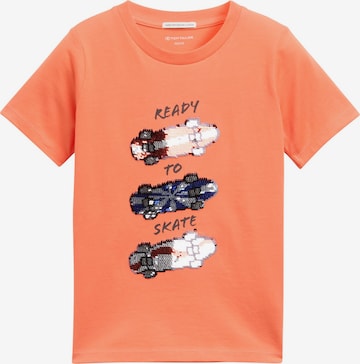 TOM TAILOR T-Shirt in Orange: Vorderseite