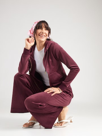 Juicy Couture Tepláková bunda 'ROBERTSON' - Červená