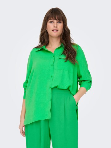 ONLY Carmakoma Blouse 'Joleen' in Green: front