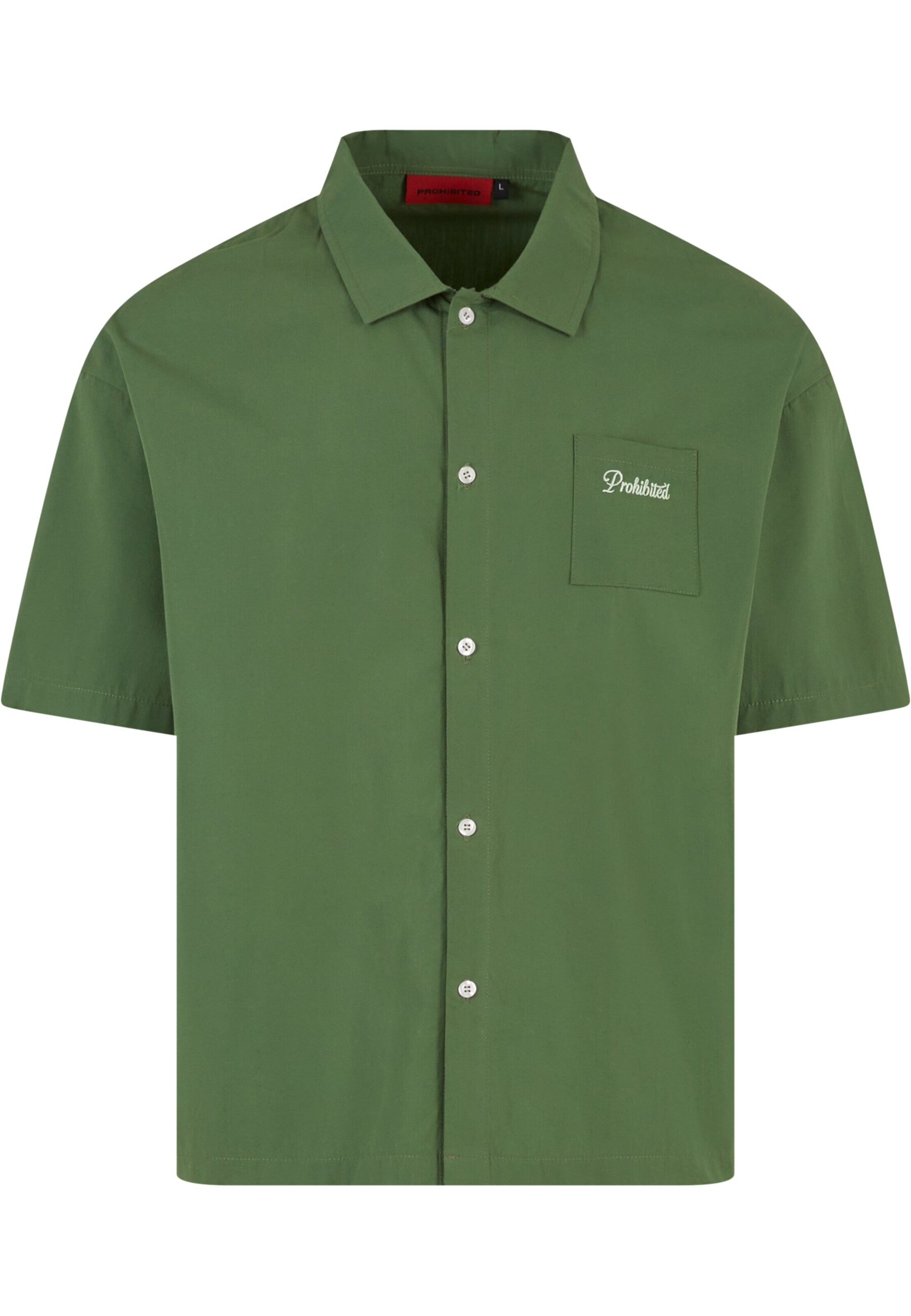 Prohibited Comfort Fit Paita 'Ciao Amore' värissä vihreä: etupuoli