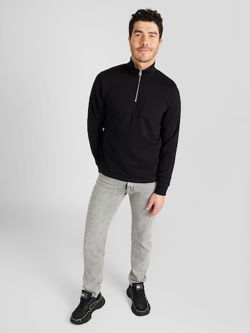 s.Oliver Sweatshirt in Schwarz