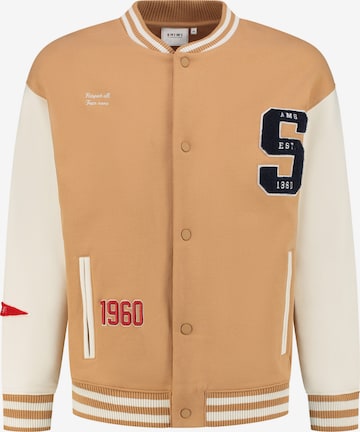 Shiwi Between-season jacket in Brown: front