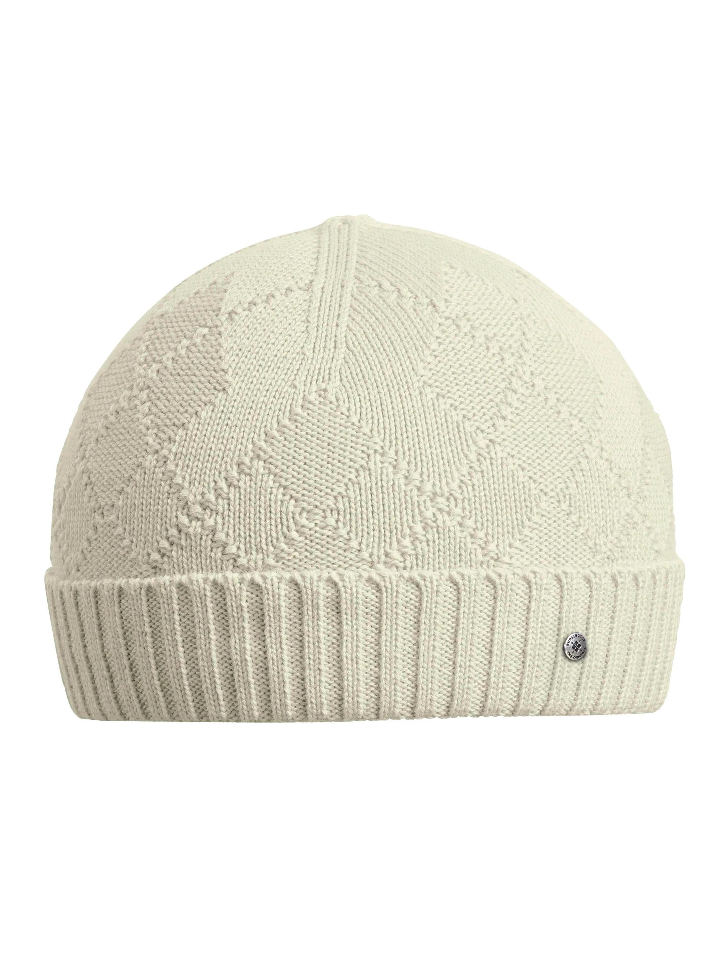BURLINGTON Hut 'Argyle Accent'‌ in Weiß: Vorderseite